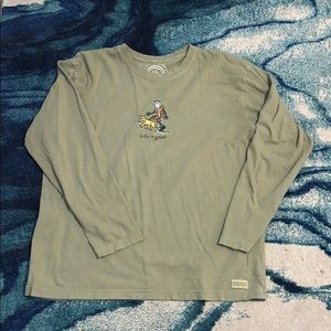 GREEN LIFE IS GOOD LONG SLEEVED SHIRT